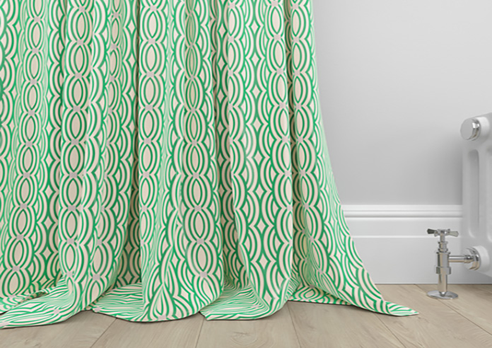 Opulent Scallop, Jade - Made To Measure Curtains - Image 6